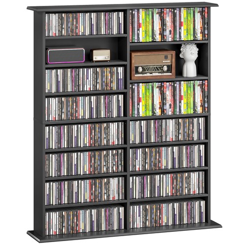 Homcom rangements pour et - rangements, cd