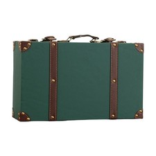 Valise de style vintage avec poignée, boîte de rangement pour vitrine