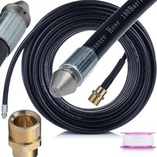 Tuyau de nettoyage de canalisation haute pression 25 m M22 compatible Kärcher...