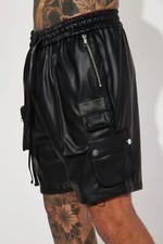 Nouveaux shorts cuir noir - nouveaux,