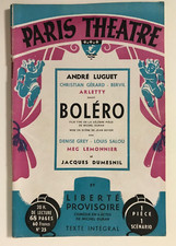 ►PARIS THEATRE  n°25 - 1949