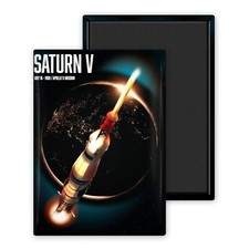 Saturn V-Magnet Personnalisé