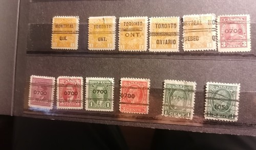 Timbres préoblitérés - 12,