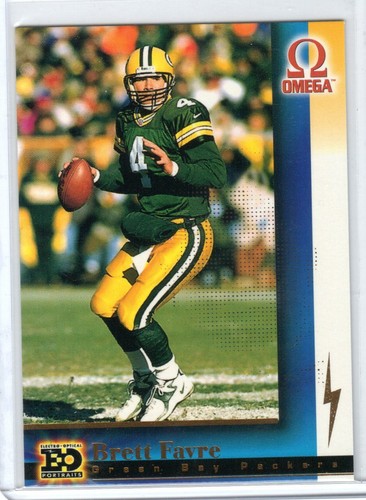 Brett favre 1998 pacific omega - pacific,
