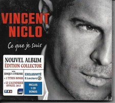 CD DIGIPACK 12T + CD BONUS 2T EDIT. COLLECTOR VINCENT NICLO CE QUE JE SUIS NEUF