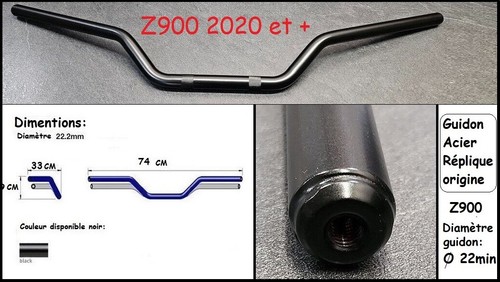 Guidon réplique origine z900 - guidon,