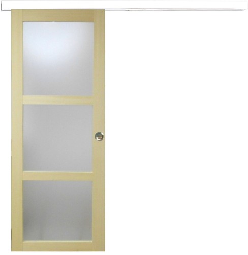Porte coulissante bois ayous - bois,