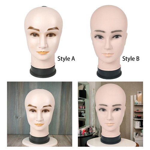 Tête mannequin chauve - de,