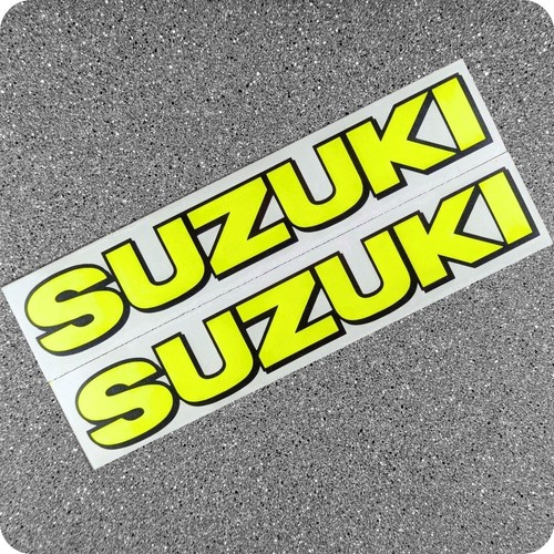 Suzuki decal neon yellow black - neon,