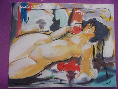 Tableau sur toile - tableau, nu