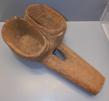 -ANCIEN SOUFFLET de FORGE AFRICAIN en BOIS MALI BAMANA ou DOGON COLLECTION    D