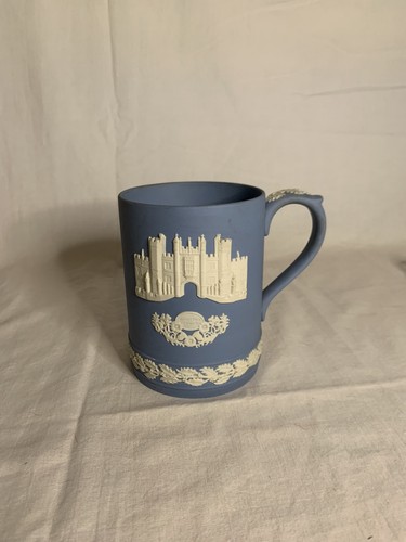 Wedgwood blue jasperware mug - wedgwood,