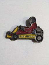 Pin's Vintage , Ask Karting Montron Étain