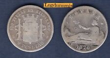 Espagne 2 Pesetas 1870 Argent