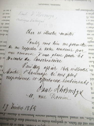Paul dhormoys autographe - dhormoys,