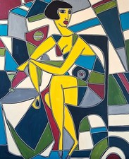 KLEYMAN Tableau Akoun 73x60 "