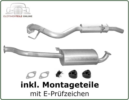 échappement kit pour opel - Échappement,