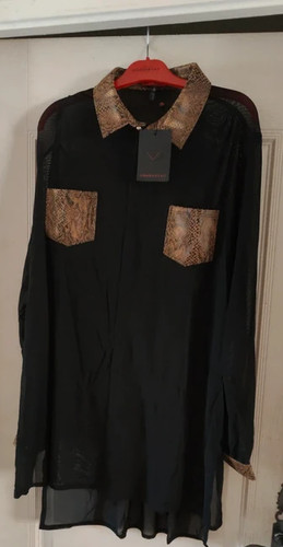 Robe tunique chemise taille - robe,