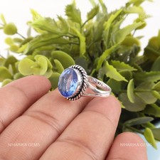 Bague solitaire ovale - solitaire,