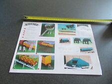 CATALOGUE 3 feuillets 21 cm x 30 cm MINICIRQUE