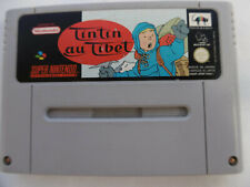 TINTIN AU THIBET jeu pour console super nitendo pal/fr