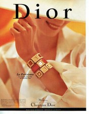 Publicité Advertising 1120 1996  montre Dior La Parisienne  nlle petite folie