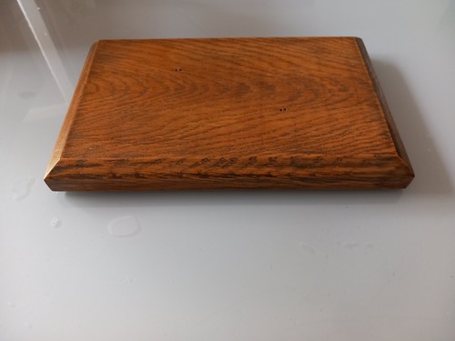 Beau socle chene vernis pour - socle,