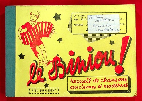 Biniou recueil de - le,