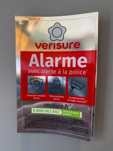 Autocollant verisure securitas - autocollant,