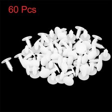 Clips Plastique Blanc 60pcs