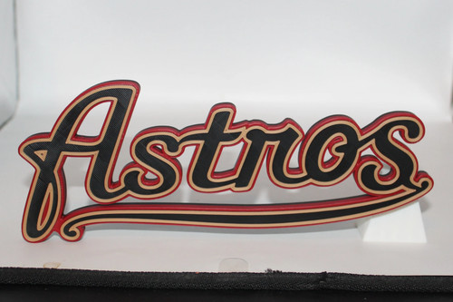 Houston astros printed logo - 3d,