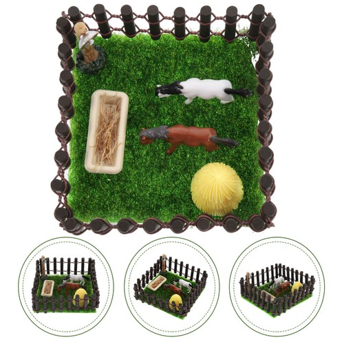 Jouet miniature écurie - ,