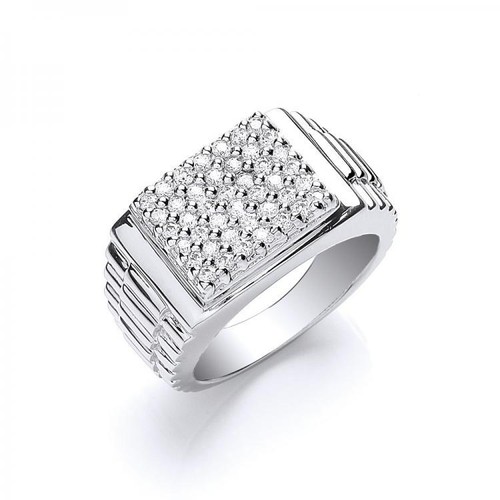 Homme argent massif blanc - argent,