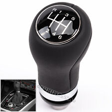 pour AUDI A3 8P A4 B7 B8 A5 A6 C6 Q5 CUIR POMMEAU LEVIER DE VITESSE 6 VITESSES