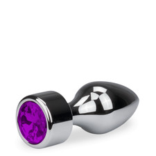 Plug métal bijou anal rosebud