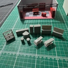 Accessoires garage 1:64 film F&F , Impression résine, Diorama, scale 64,