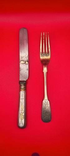 Fourchette couteau argent - fourchette,