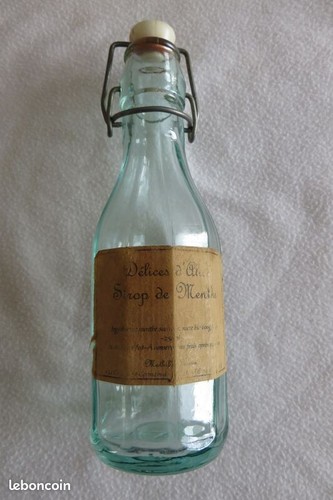 Ancienne bouteille verre vide - bouteille,