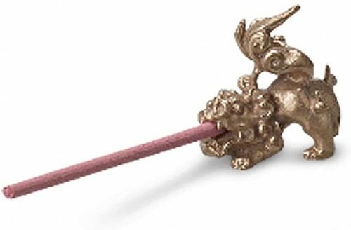 Support encens chien foo - chien,
