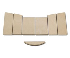 Habillage de foyer pour poêles à cheminée 57 WW de Hark plaques kit