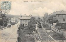 CPA 14 LISIEUX LA HALTE DU GRAND JARDIN (train