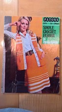 Magnifique magazine rétro Paton's tricot/crochet années 70