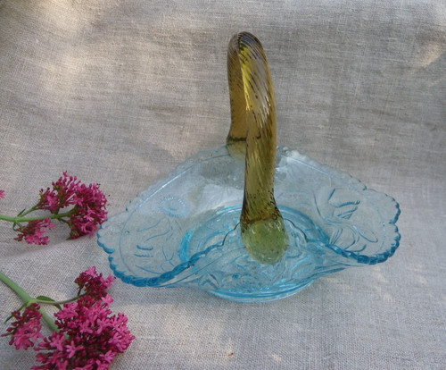 Panier coupe verre bicolore - panier,