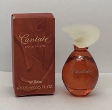 CANTATE - YVES ROCHER PARFUMS - MINIATURE - EDT - 7,5 ML + BOÎTE - FLACON PLEIN