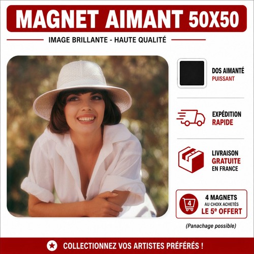 Magnet mireille mathieu 5x5 - magnet,
