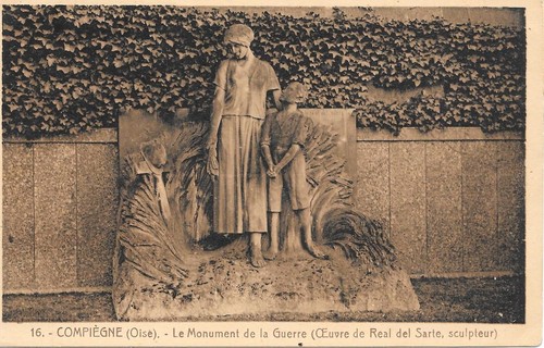 Carte postale compiègne le - carte,