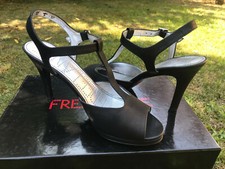 Sandales Free Lance HOPE 7 SALOME, cuir noir, T37,5 fr / 6.5 US, TBE