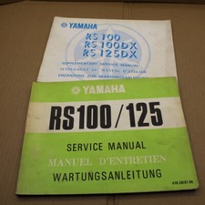 MANUEL REVUE TECHNIQUE ATELIER YAMAHA RS 100 / 125 1975 + ADDITIF DX 1976-1977