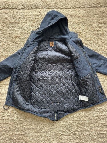 Carhartt parka homme bleu - s,