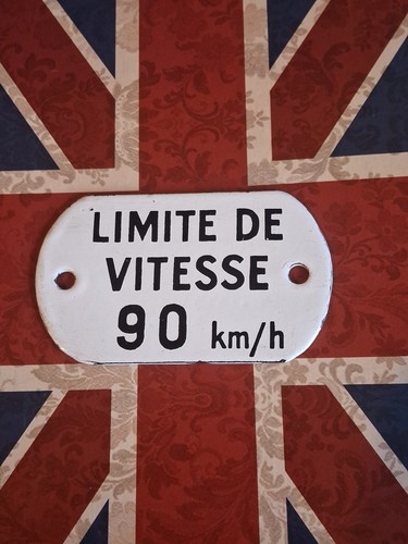 Plaque émaillée sncf - émaillée,